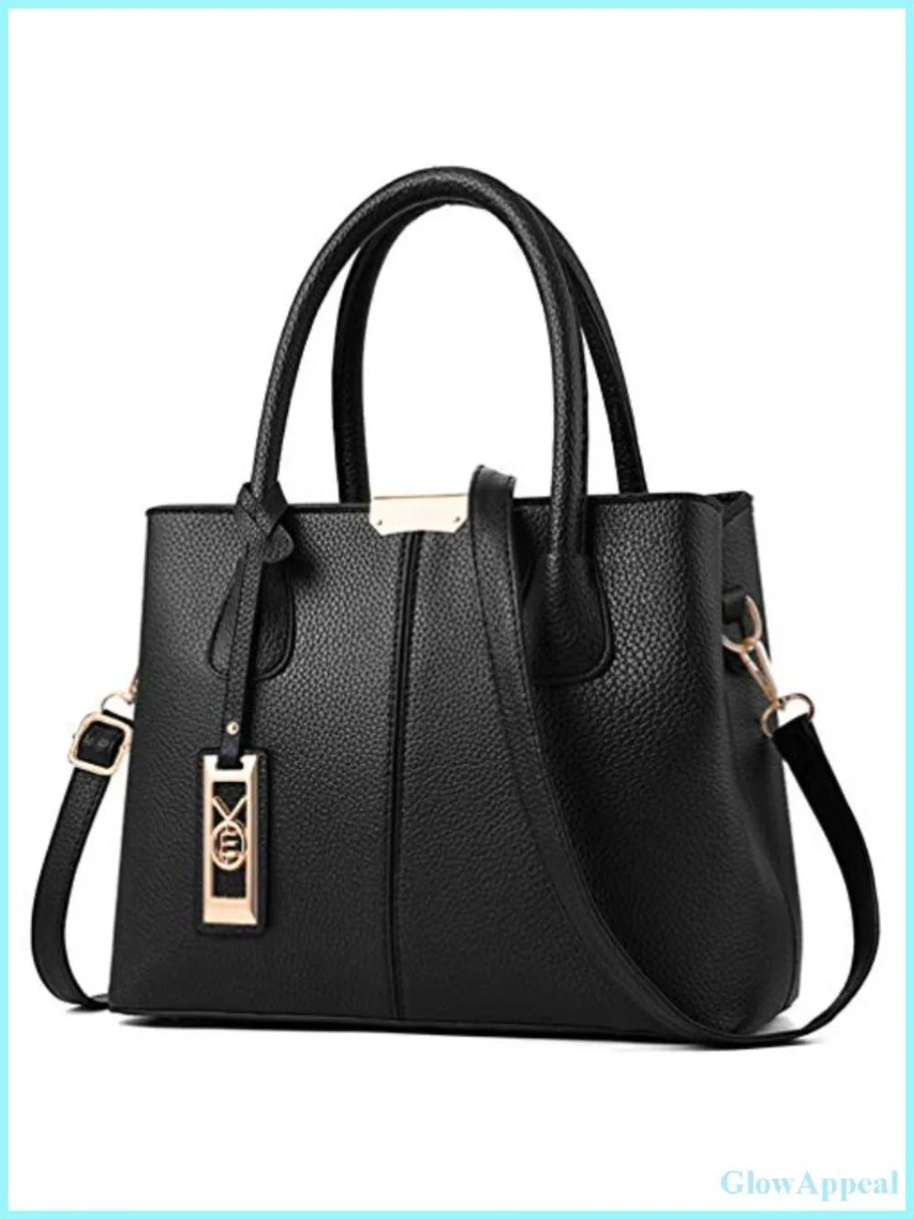 PU Leather Satchel Handbag Tote Crossbody Shoulder Purse